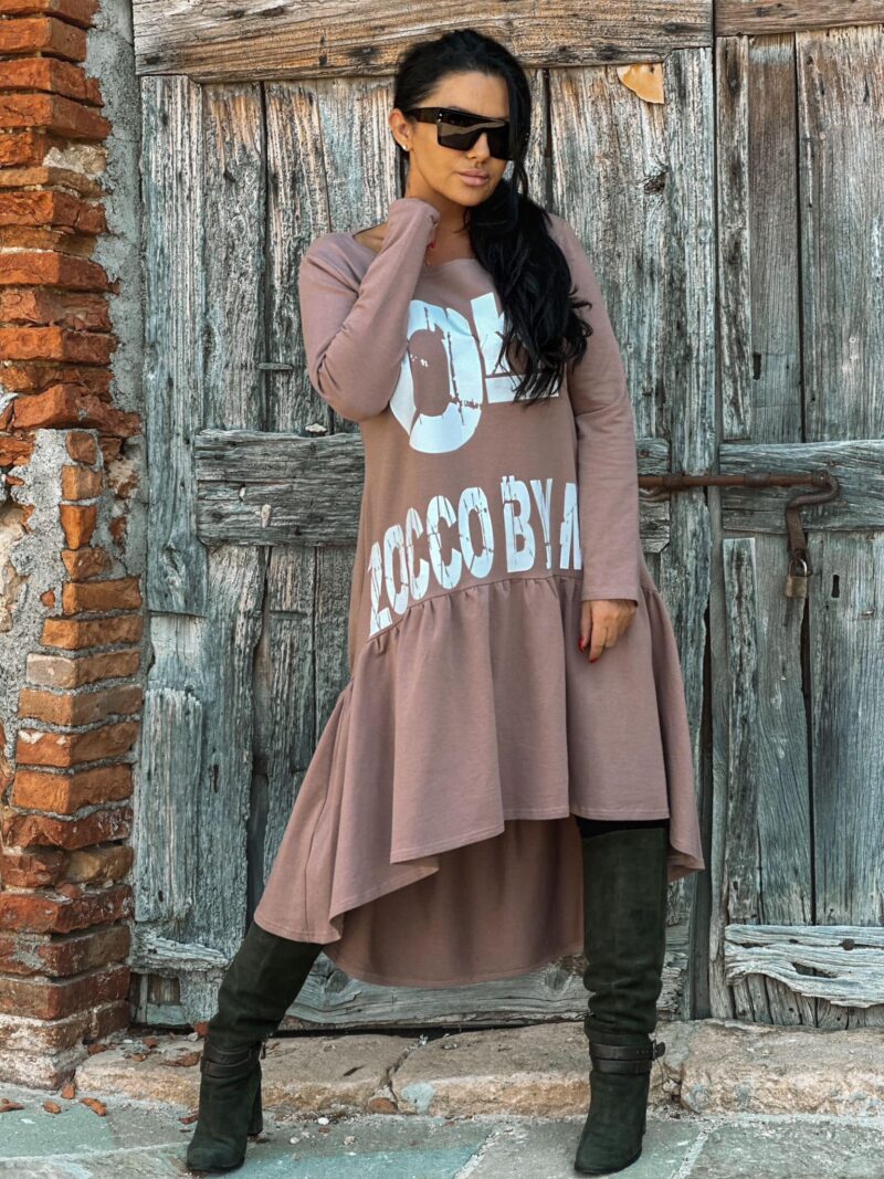 Obszerna bluzka z falbaną Zocco 367-Z