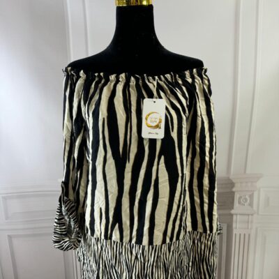 Bluzka z odkrytymi ramionami (moda włoska) 3383-MW