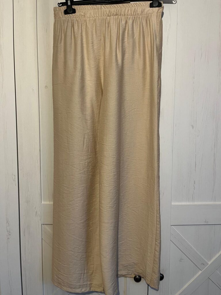 Spodnie z brokatem z przodu (moda włoska) 5293-MW - zdjęcie 5