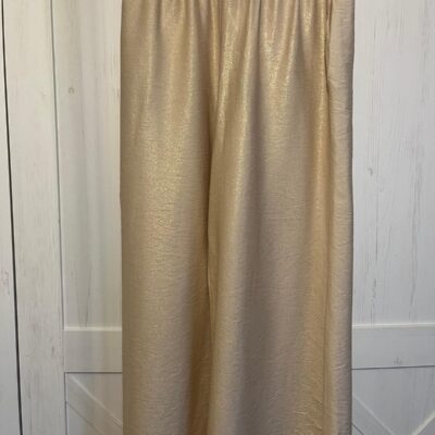 Spodnie z brokatem z przodu (moda włoska) 5293-MW