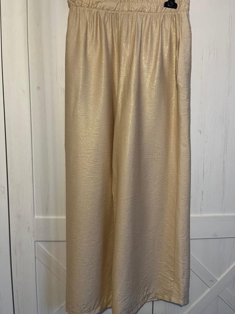 Spodnie z brokatem z przodu (moda włoska) 5293-MW - zdjęcie 1