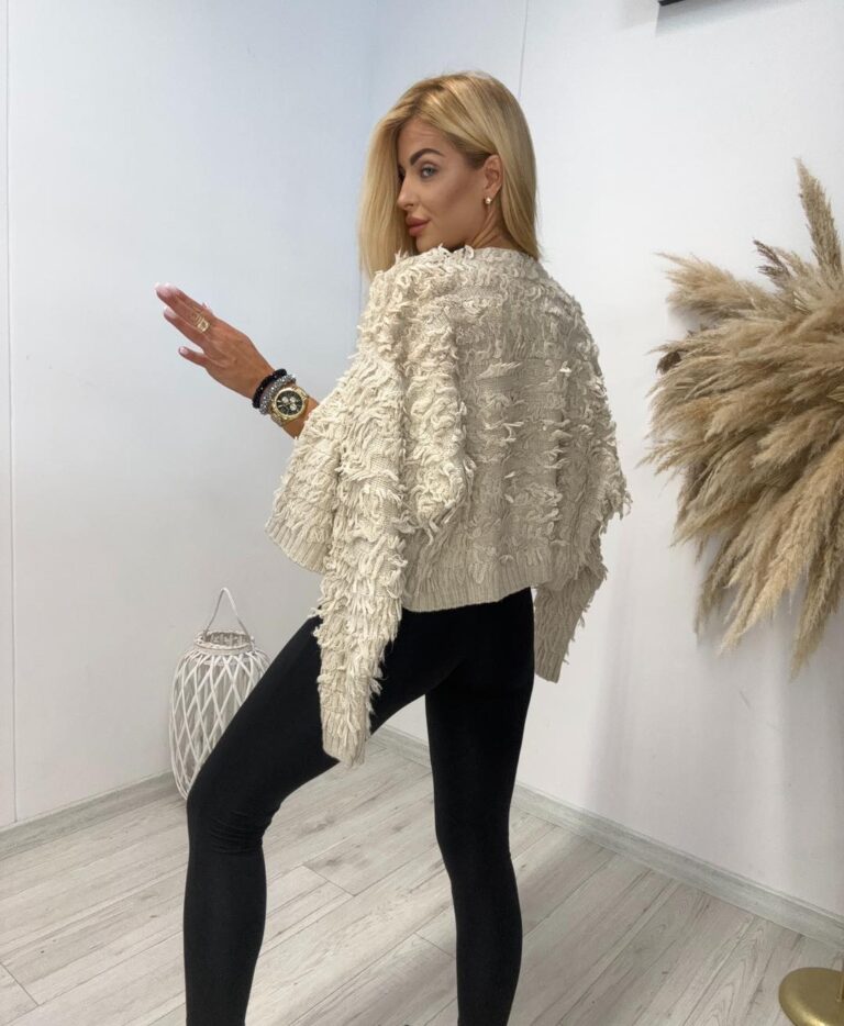 Sweterek z pętelkami Paparazzi Fashion 6242-PF - zdjęcie 3