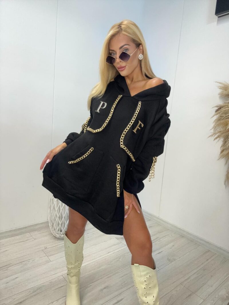 Bluza z kapturem z łańcuszkami Paparazzi Fashion 6204-PF
