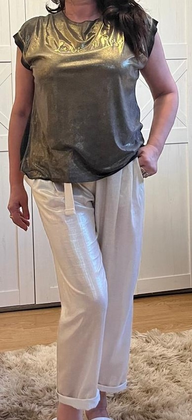 Bluzeczka z połyskiem (moda włoska) 5943-MW