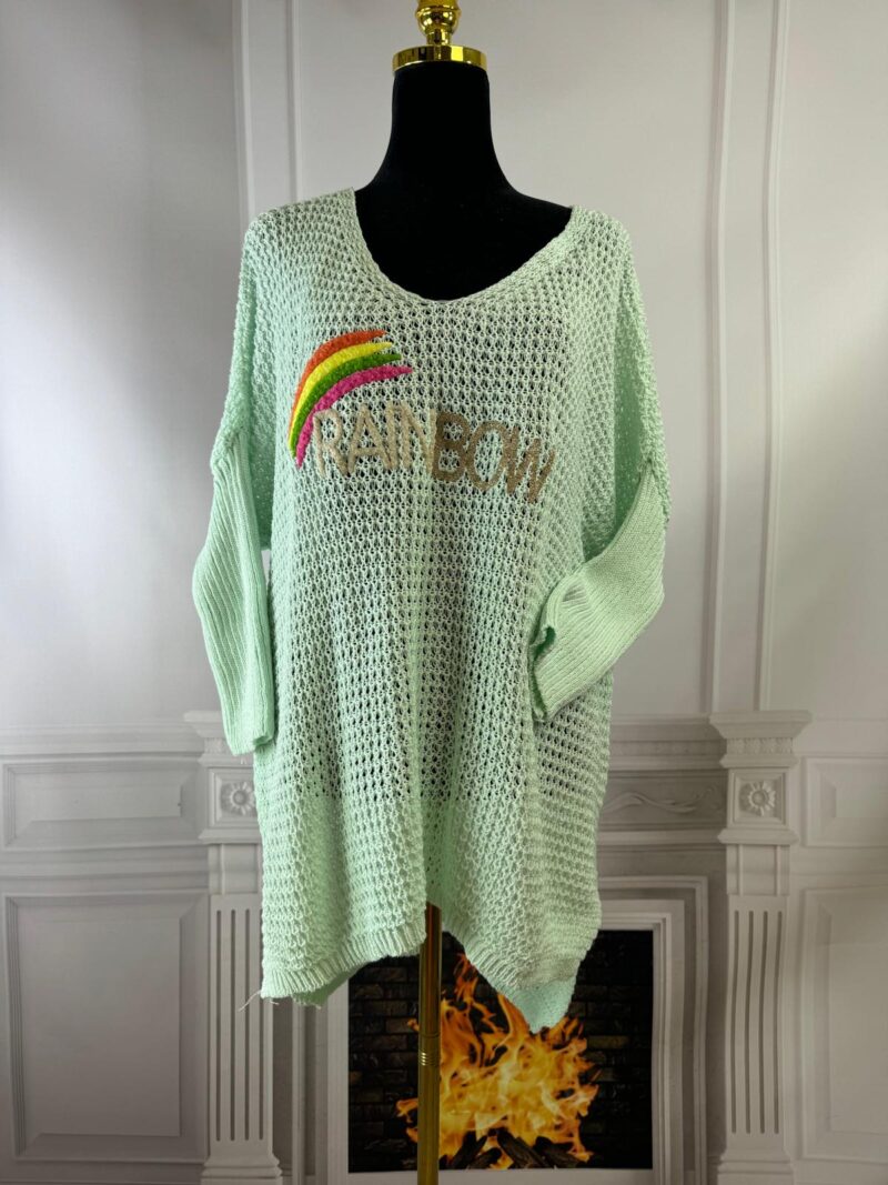 Sweterkowa bluzeczka (moda włoska) -6161MW