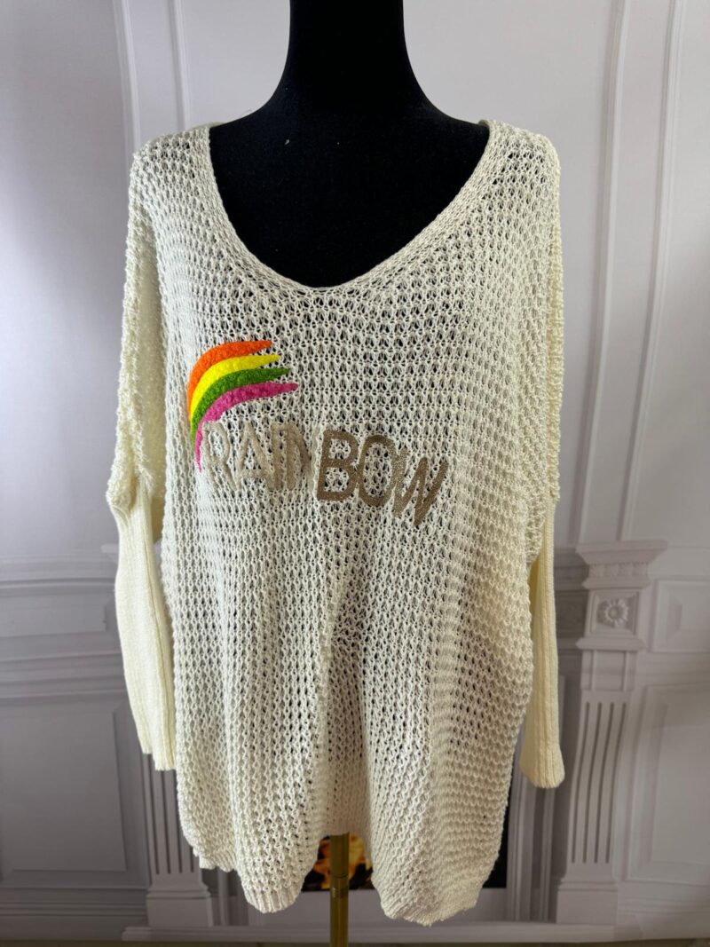 Sweterkowa bluzeczka (moda włoska) -6163MW