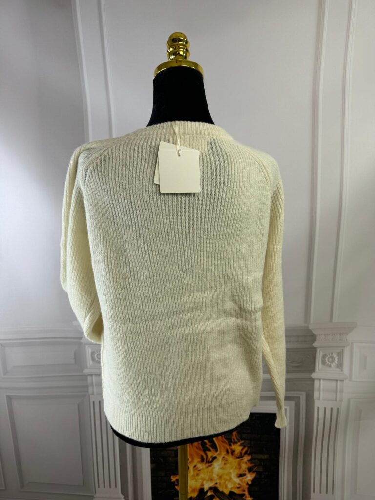 Sweterek z reglanowym rękawem (moda włoska) 7082-MW - zdjęcie 3