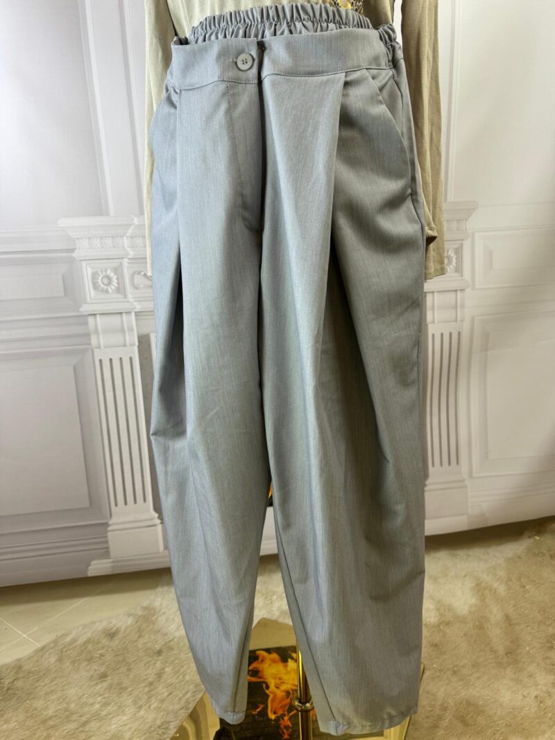 Spodnie z kontrafaudą (moda włoska) 7080-MW