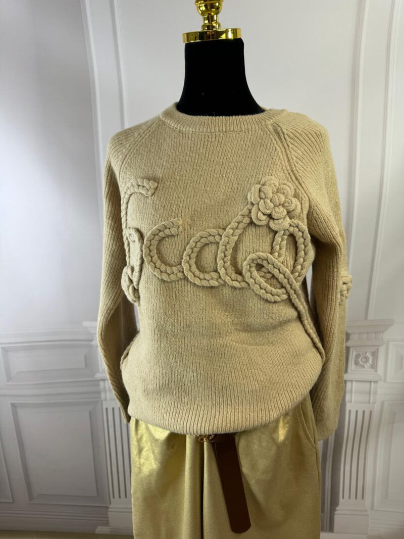 Sweterek z reglanowym rękawem (moda włoska) 7126-MW