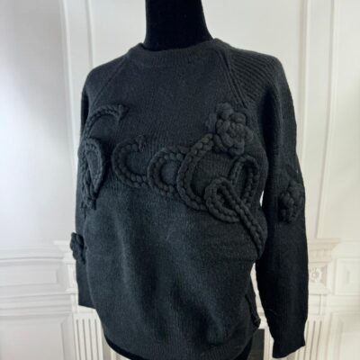 Sweterek z reglanowym rękawem (moda włoska) 7083-MW