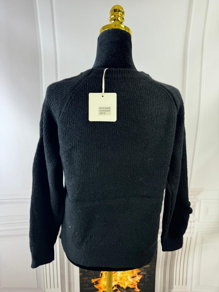 Sweterek z reglanowym rękawem (moda włoska) 7083-MW - zdjęcie 3