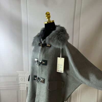 Kurtka z naturalnym futrem (moda włoska)7714-MW