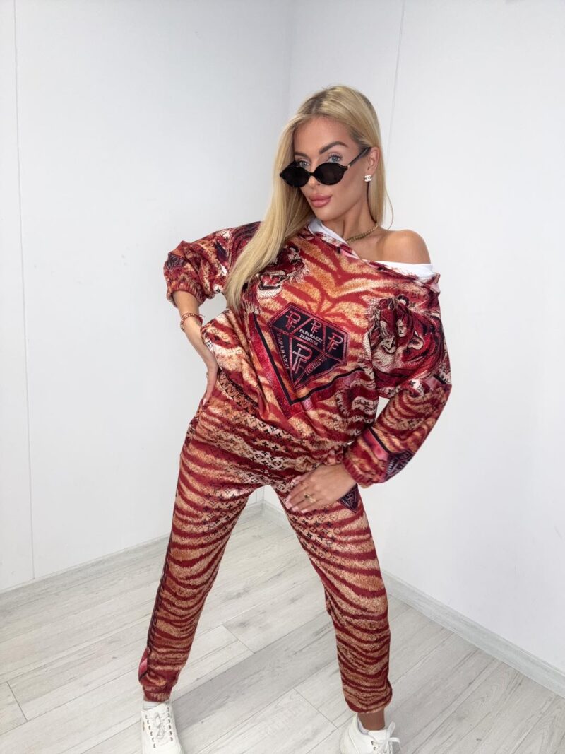 Dres w tygrysie paski Paparazzi Fashion 10212-PF