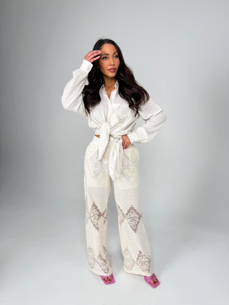 Lniany komplet Lil Glam 11138-LG - zdjęcie 3
