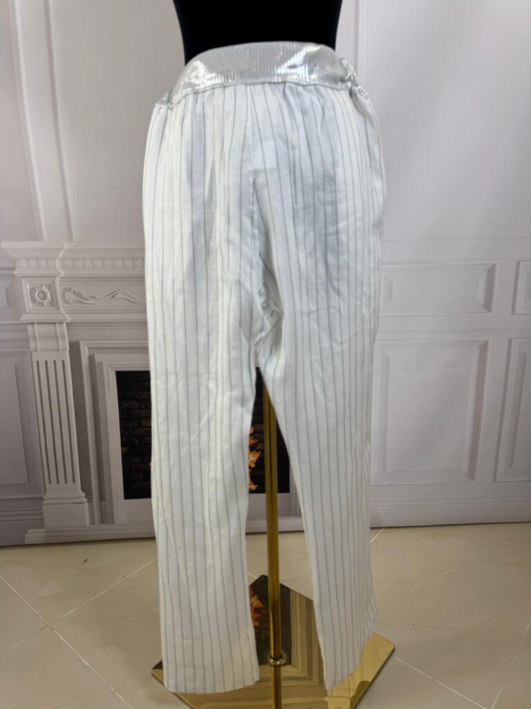 Spodnie z serduszkiem Moda Włoska 11476-MW - zdjęcie 3