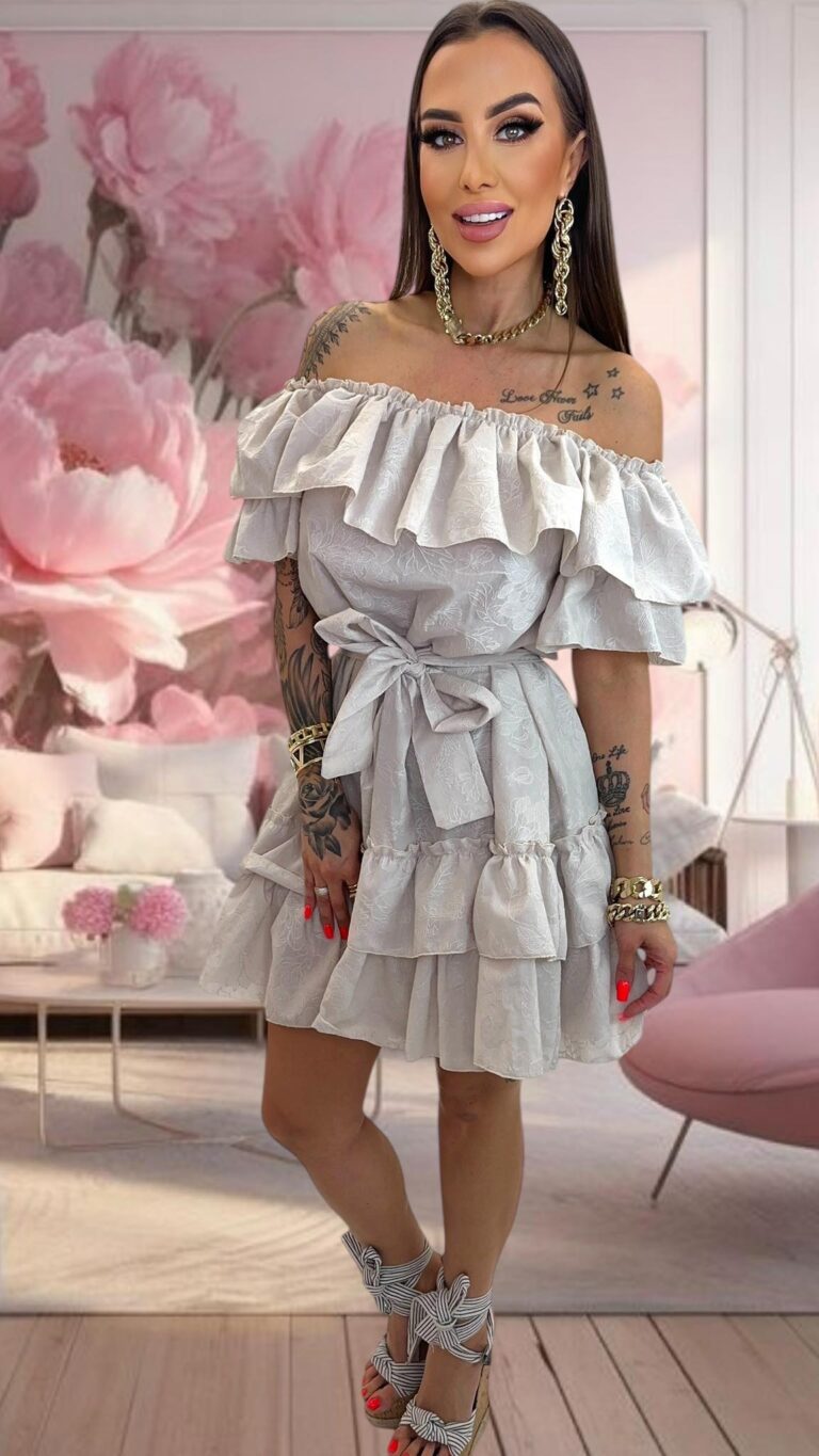 Sukienka haft Light Lola Bianka 12764-LB - zdjęcie 3
