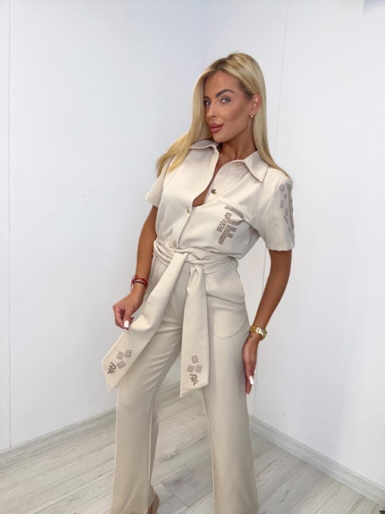 Kombinezon z paskiem Paparazzi Fashion 13619-PF