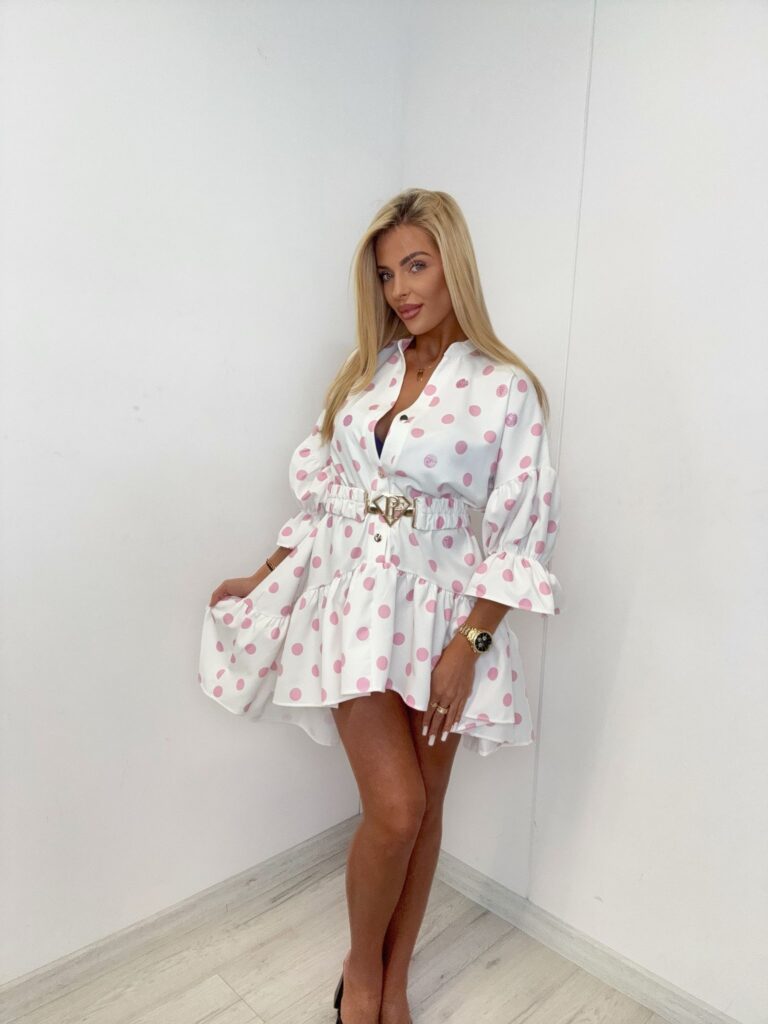 Sukienka ze stójką Paparazzi Fashion 13459-PF