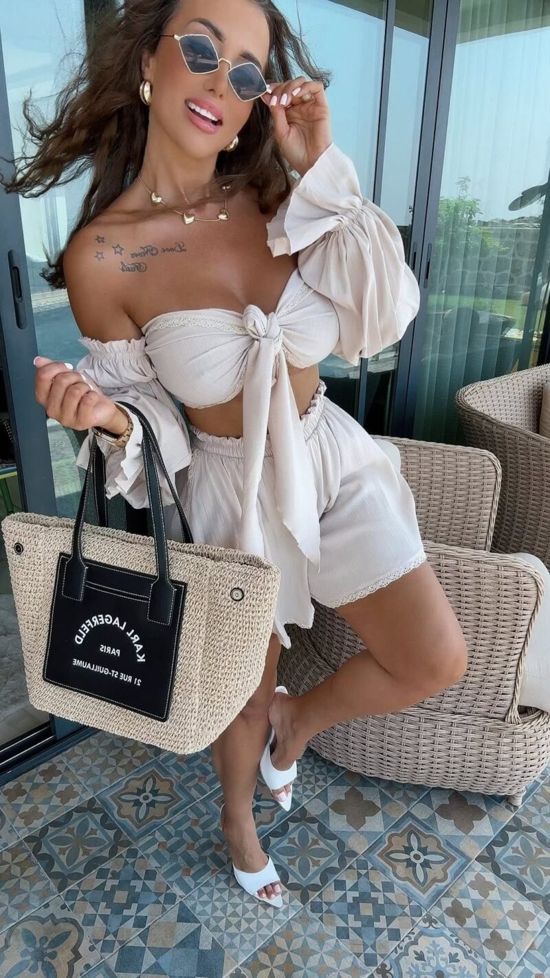 Komplet Len Premium „Oliwia” Lola Bianka 15803-LB