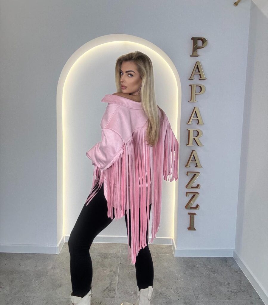 Kurtka zamszowa Paparazzi  Fashion 2400/PF