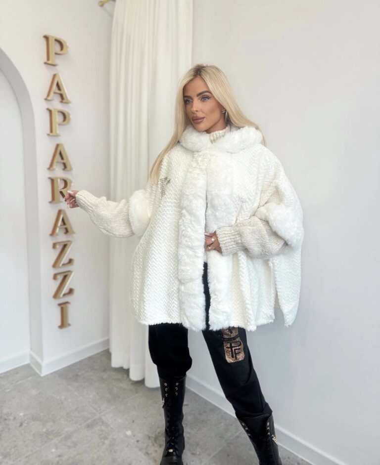 Ponczo Paparazzi  Fashion 3923/PF - zdjęcie 2