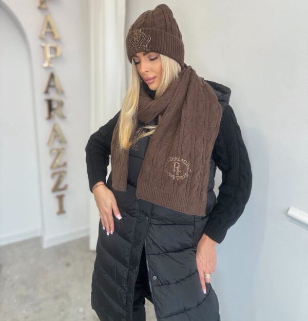 Czapka+szalik Paparazzi Fashion 6171/PF - zdjęcie 3