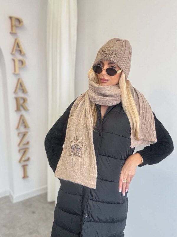 Czapka+szalik Paparazzi Fashion 6173/PF - zdjęcie 3